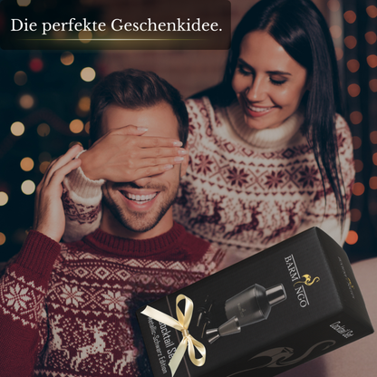 BARMINGO Cocktail Set 5-teilig | Farbe: Metallic-Schwarz | 500 ml Shaker Set mit Barzubehör und Transporttasche